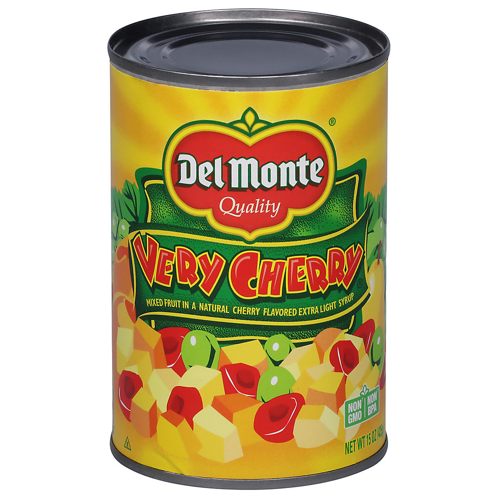 Calories in Del Monte Very Cherry Mixed Fruit, 15 oz