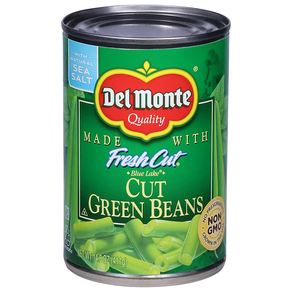 Calories in Del Monte Blue Lake Cut Green Beans, 14.5 oz