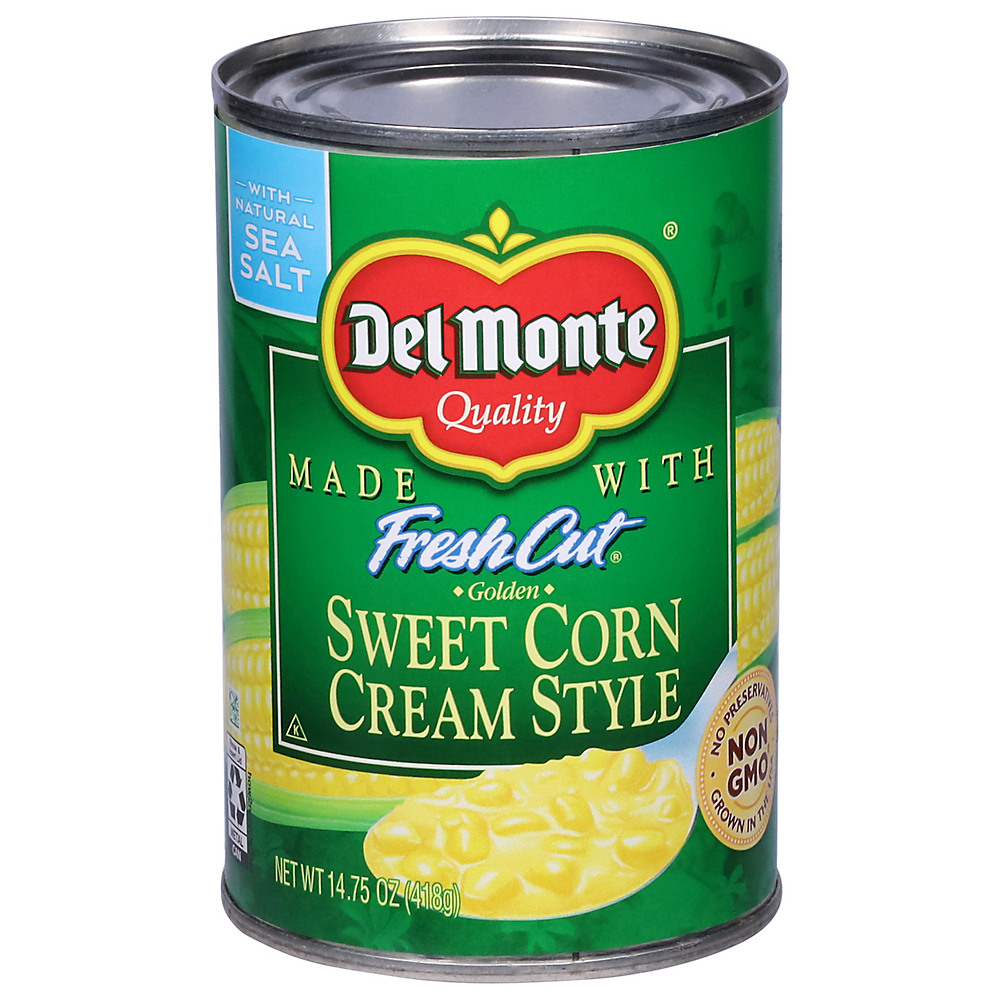 Calories in Del Monte Golden Sweet Corn Cream Style, 14.75 oz