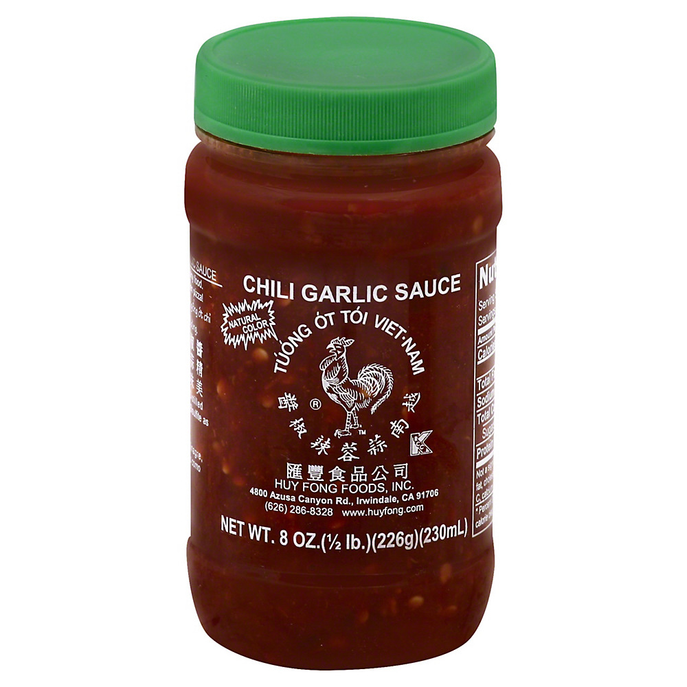 Calories in Huy Fong Chili Garlic Sauce, 8 oz