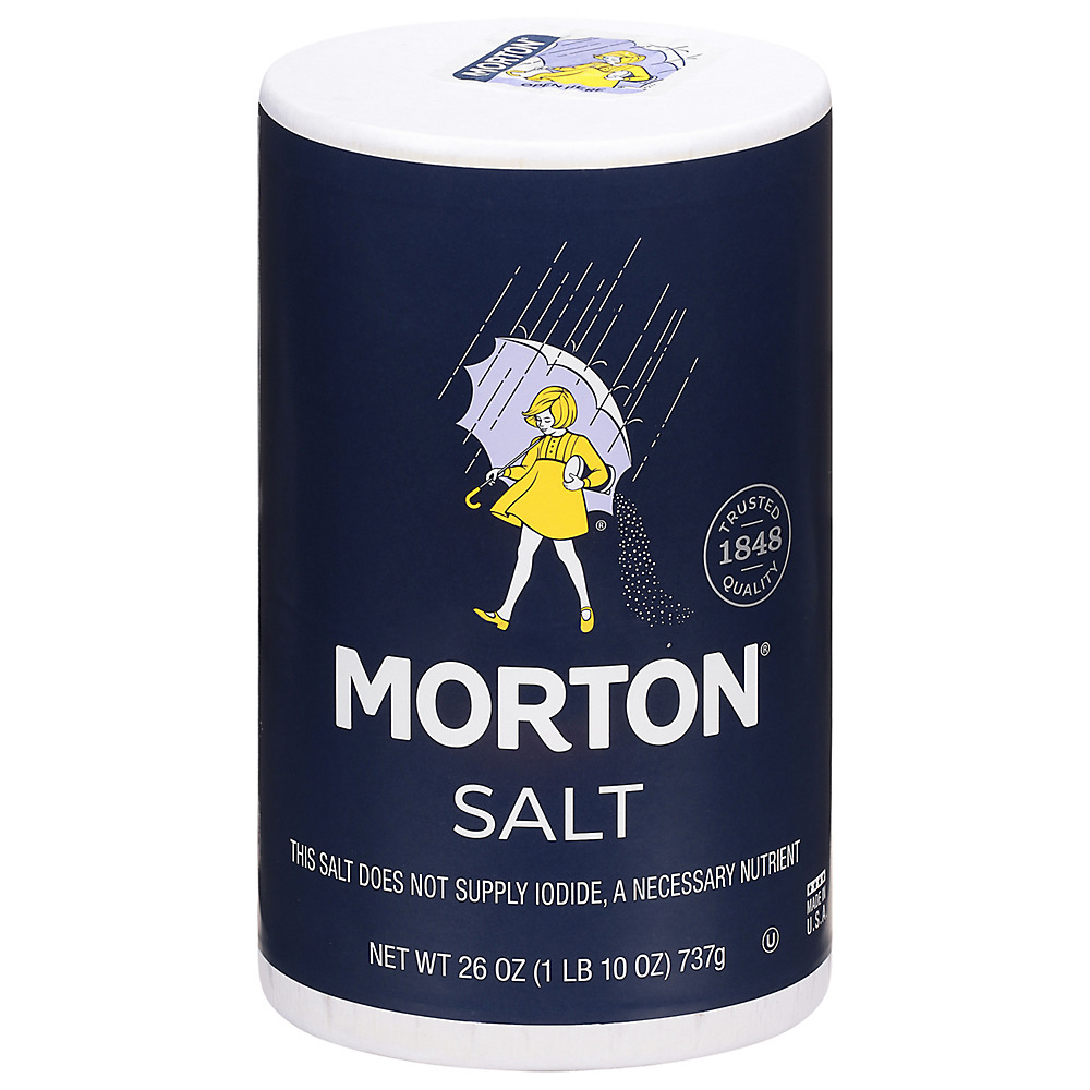 Calories in Morton Plain Table Salt, 1.625 lb