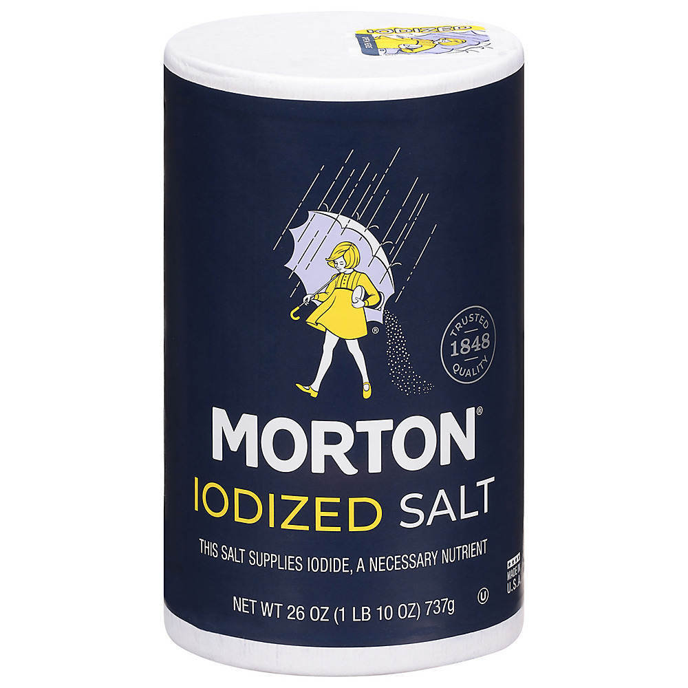 Calories in Morton Iodized Table Salt, 1.625 lb