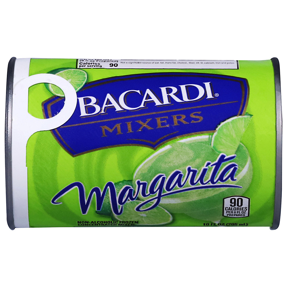 Calories in Bacardi Mixers Frozen Margarita Mixer, 10 oz