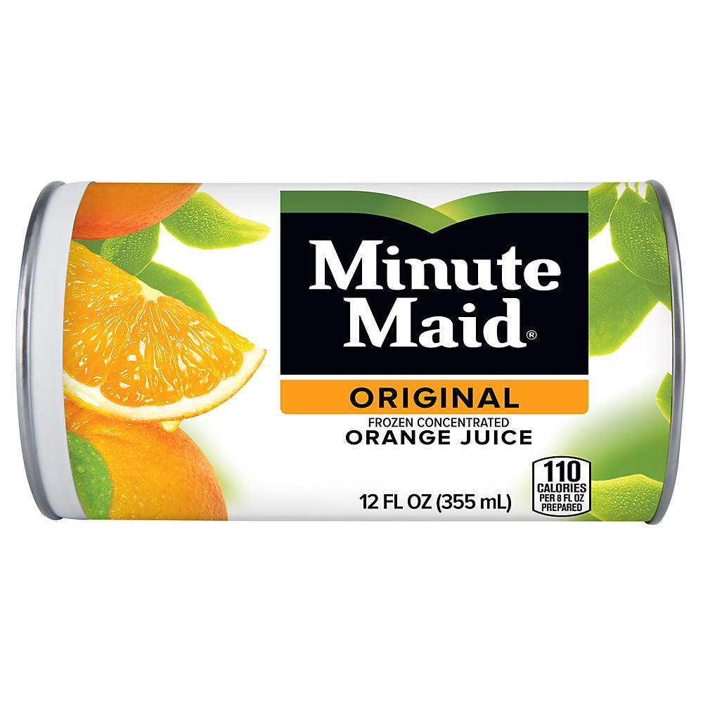 Calories in Minute Maid Premium Frozen Original 100% Orange Juice, 12 oz