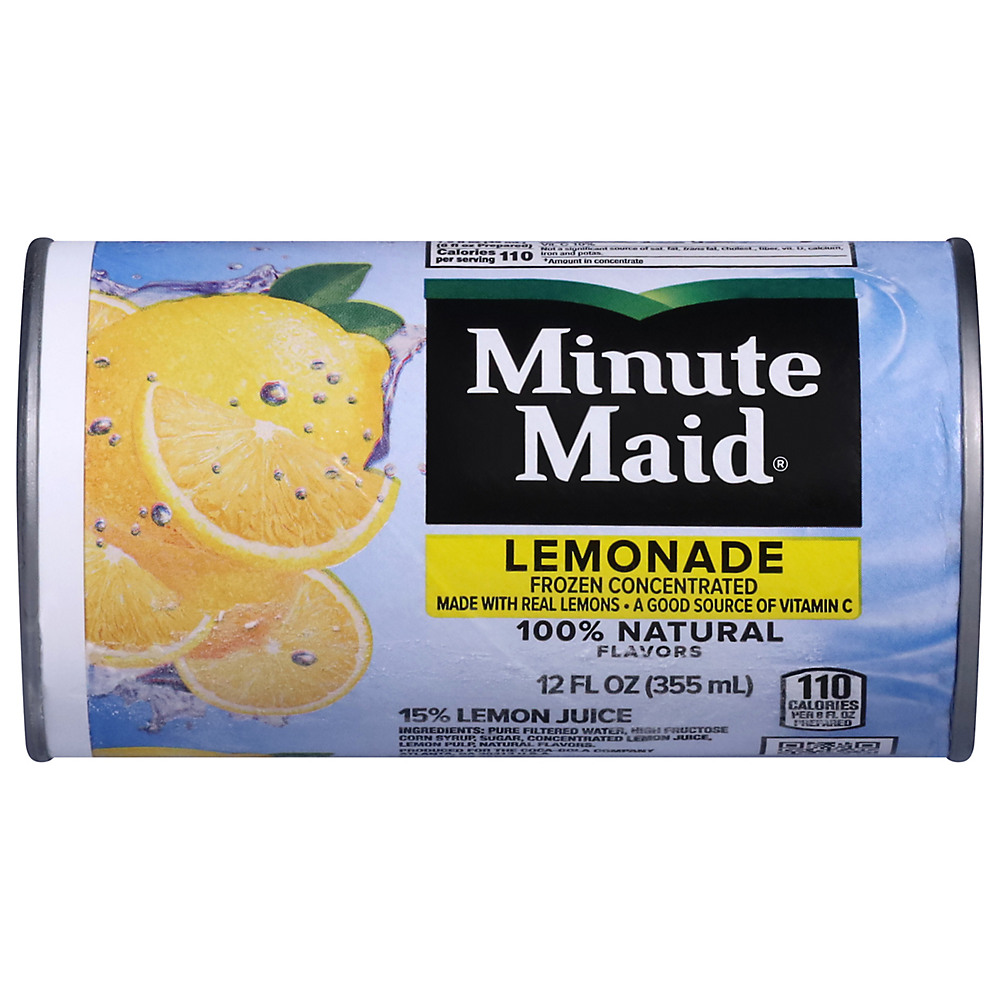 Calories in Minute Maid Premium Frozen Lemonade, 12 oz