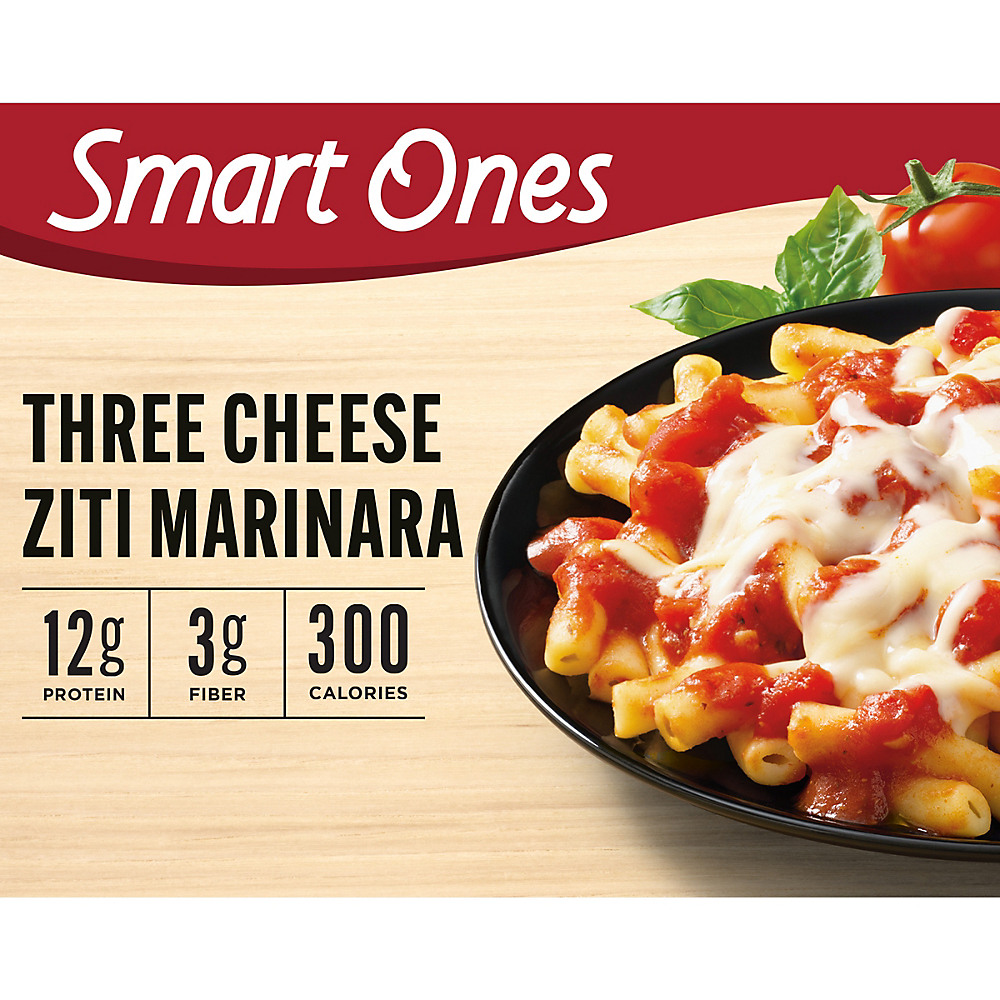 Calories in Smart Ones Three Cheese Ziti Marinara, 9 oz