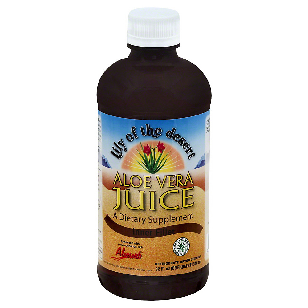 Calories in Lily of the Desert Organic Aloe Vera Juice, 32 oz