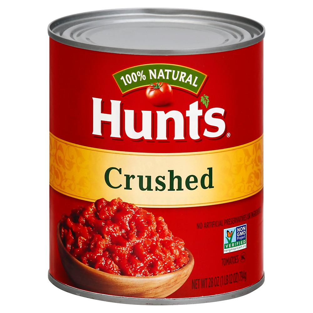 Calories in Hunt's Crushed Tomatoes, 28 oz