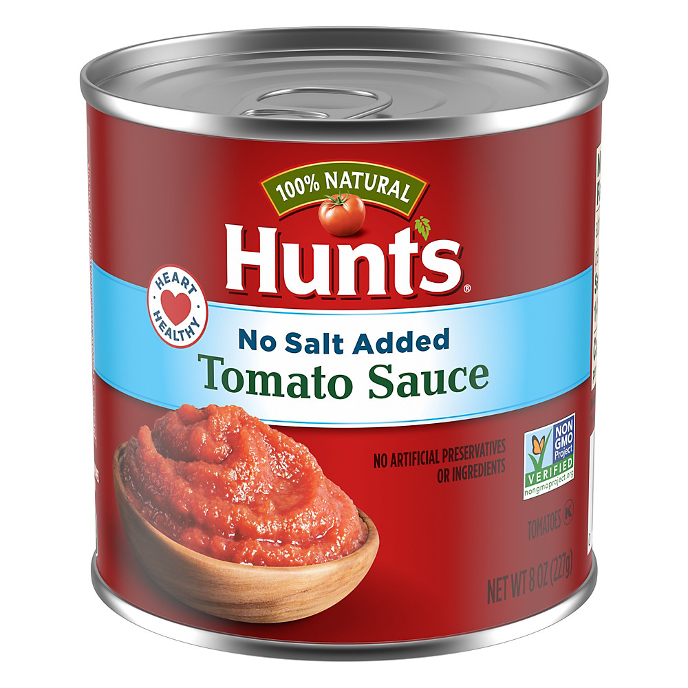 Calories in Hunt's No Salt Added Tomato Sauce, 8 oz