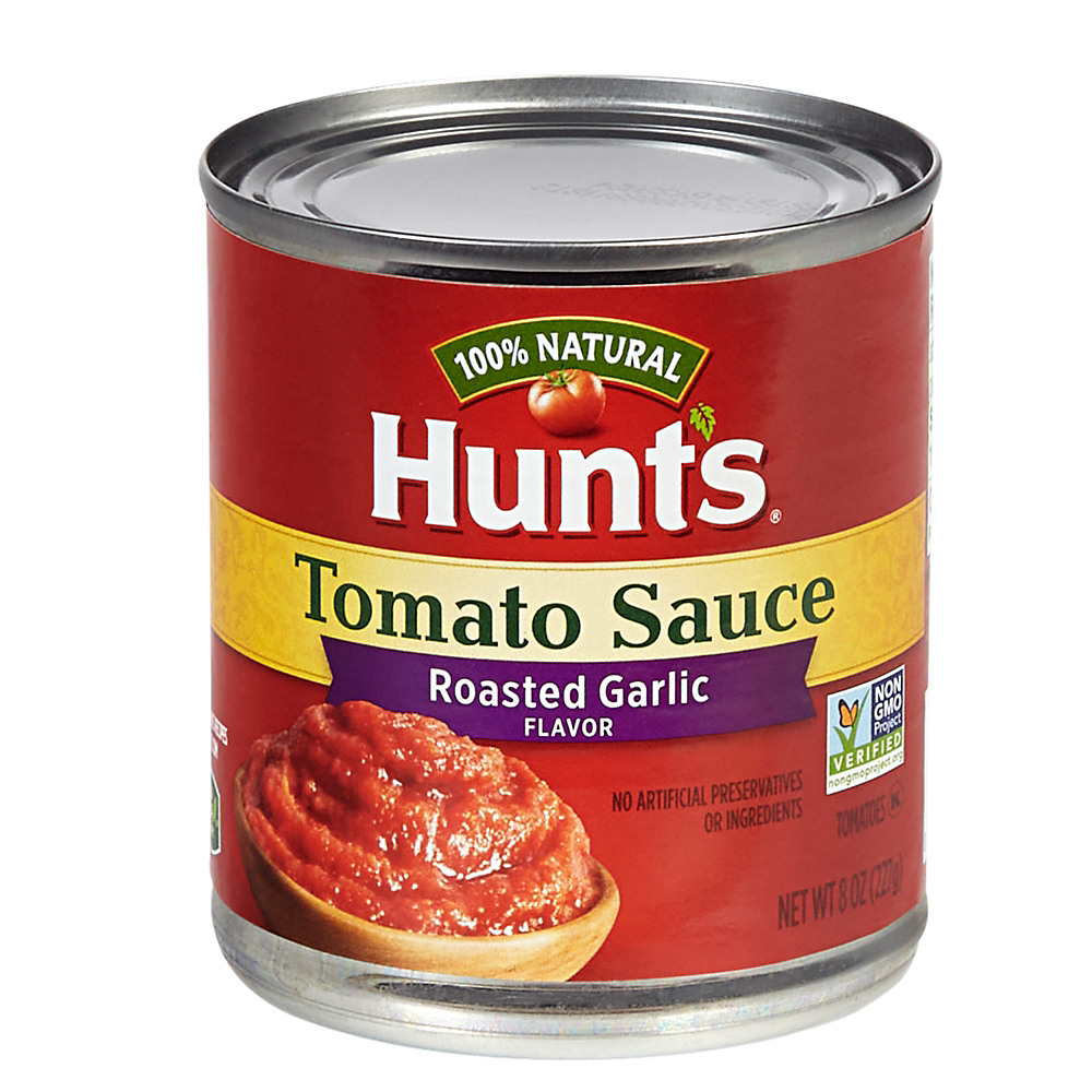 Calories in Hunt's Tomato Sauce with Roasted Garlic, 8 oz