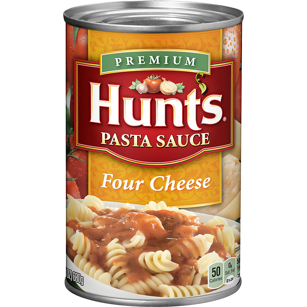 Calories in Hunt's Four Cheese Pasta Sauce, 24 oz