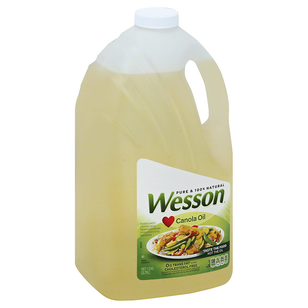 Calories in Wesson Canola Oil, 128 oz
