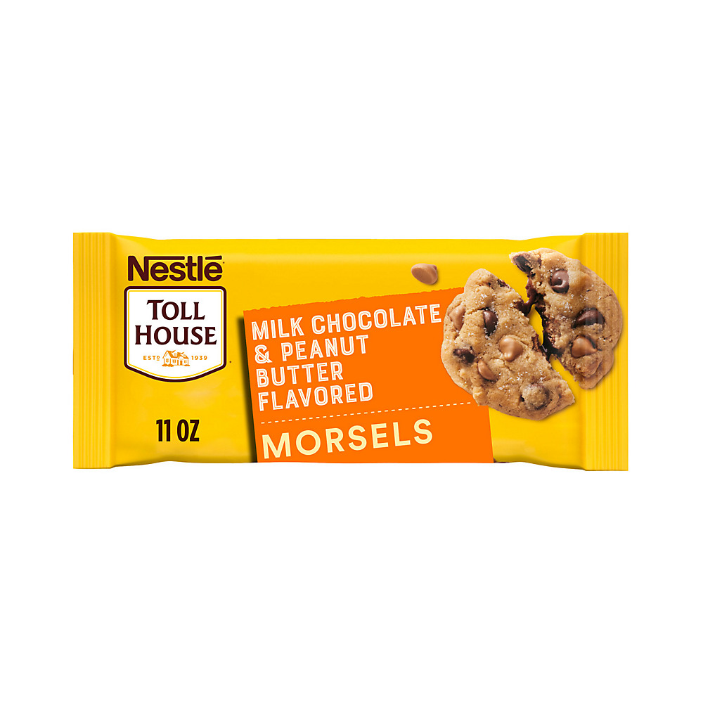 Calories in Nestle Toll House Milk Chocolate & Peanut Butter Flavored Baking Chips, 11 oz