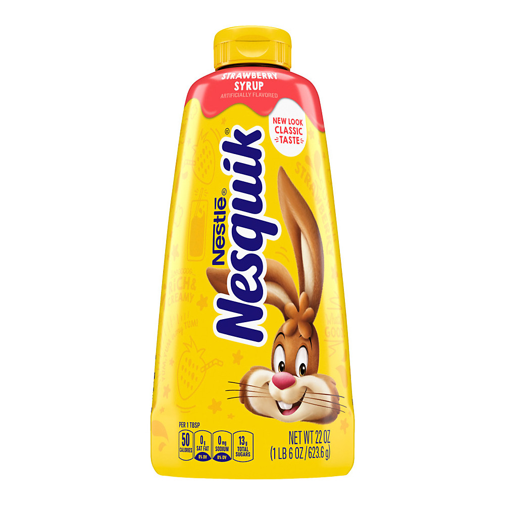Calories in Nestle Nesquik Strawberry Syrup, 22 oz