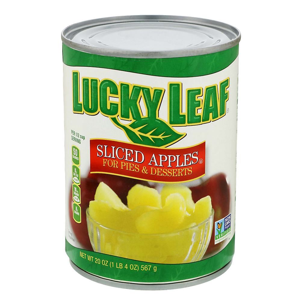 Calories in Lucky Leaf Sliced Apples for Pies & Desserts, 20 oz