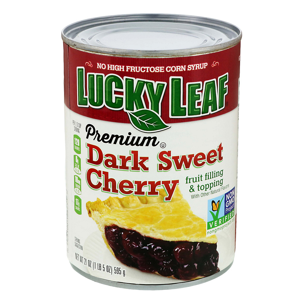 Calories in Lucky Leaf Dark Sweet Cherry Pie Filling & Topping, 21 oz