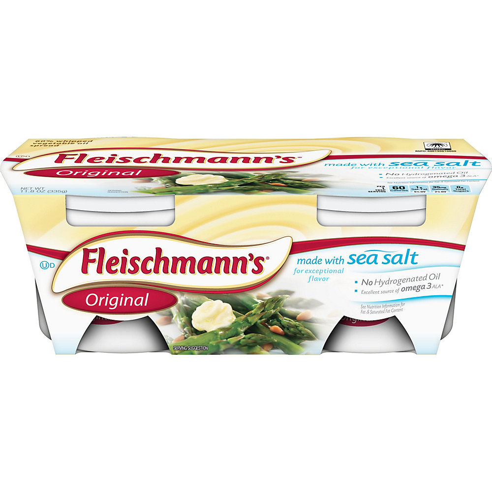 Calories in Fleischmann's Original Soft Margarine, 4 ct
