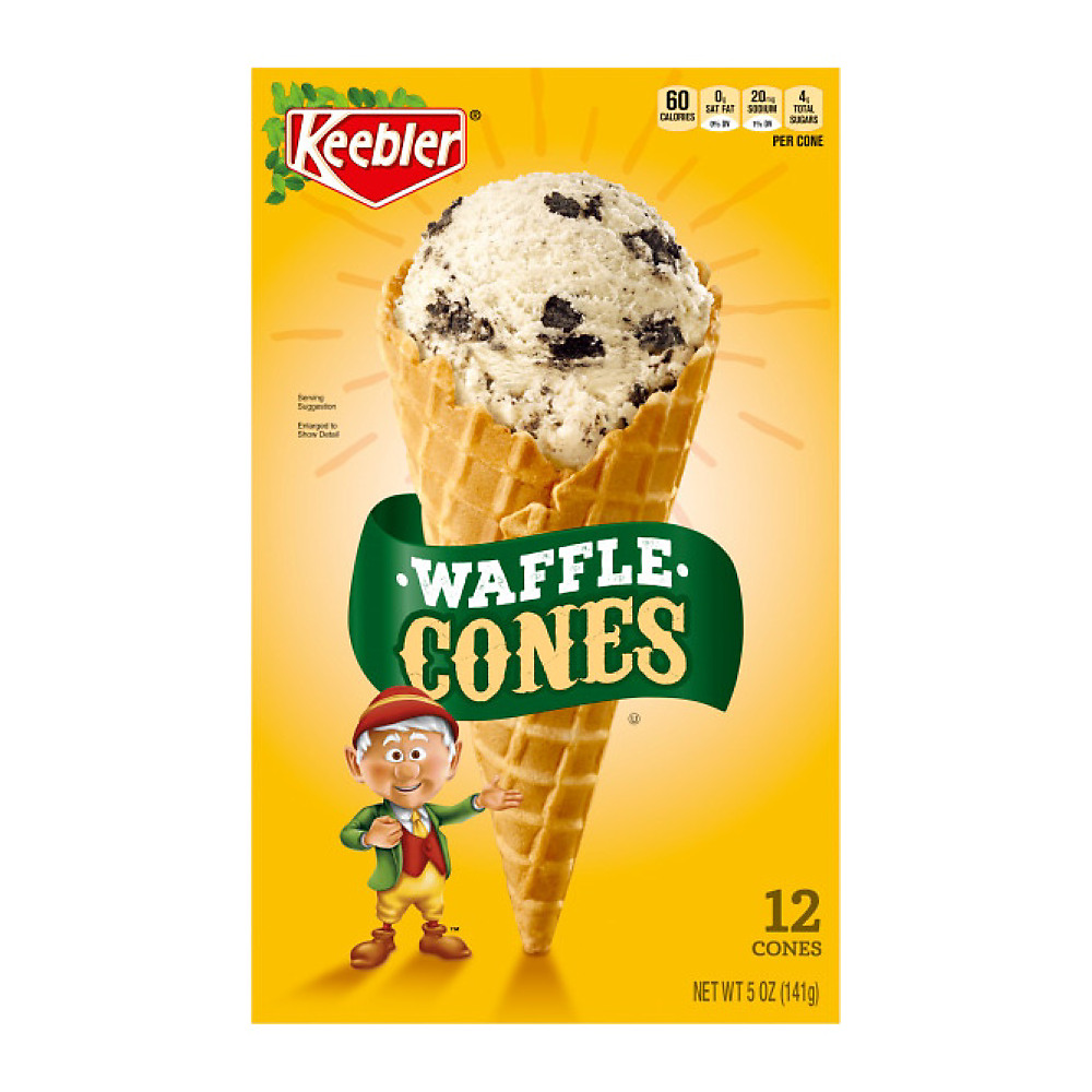 Calories in Keebler Waffles Cones, 12 ct