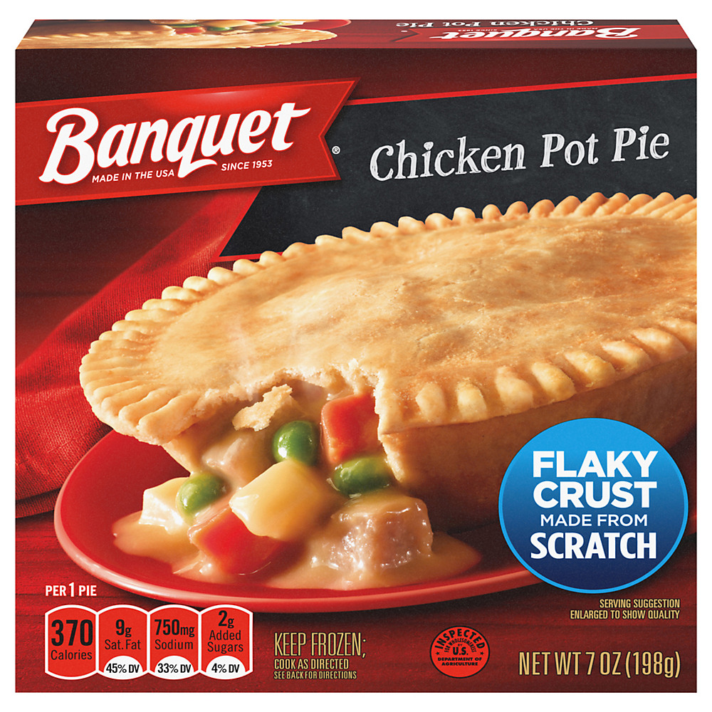 Calories in Banquet Chicken Pot Pie, 7 oz
