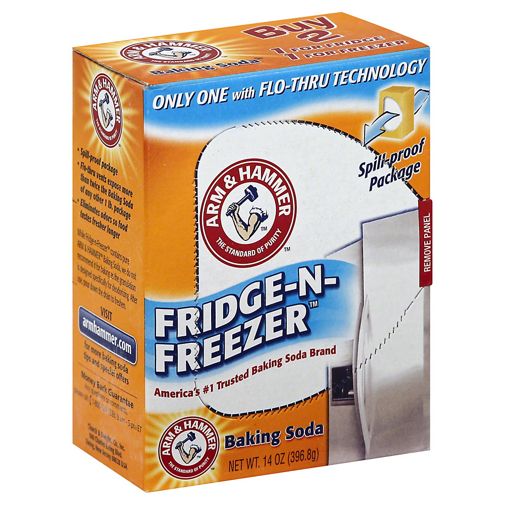 Calories in Arm & Hammer Fridge-N-Freezer Odor Absorber Baking Soda, 14 oz
