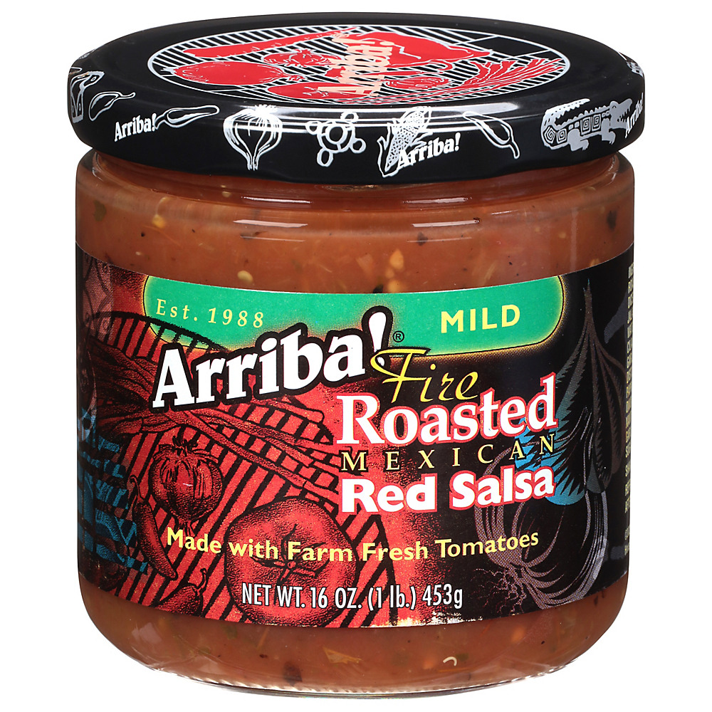 Calories in Arriba! Mild Fire Roasted Mexican Red Salsa, 16 oz