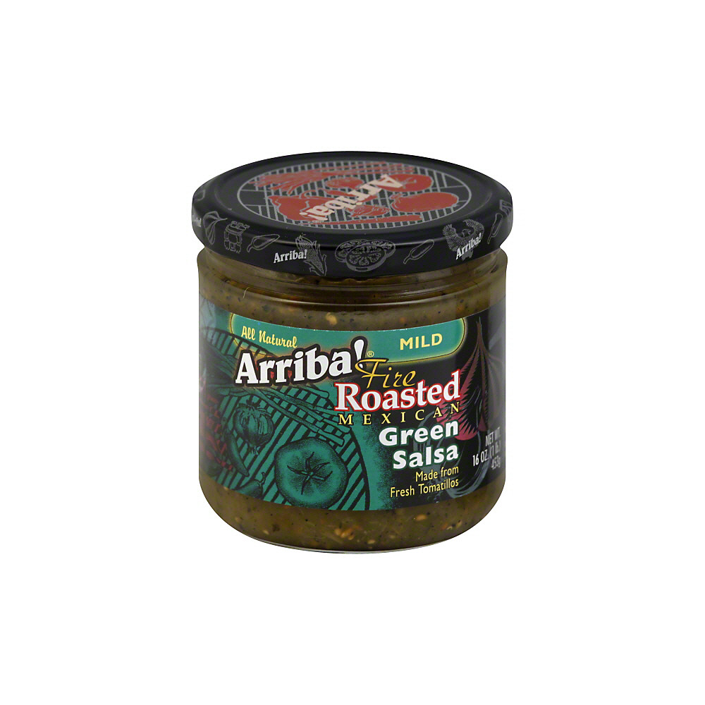 Calories in Arriba! Mild Fire Roasted Mexican Green Salsa, 16 oz