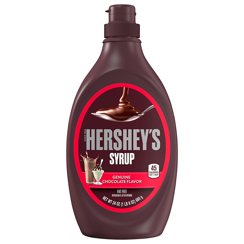 Calories in Hershey's Chocolate Syrup, 24 oz