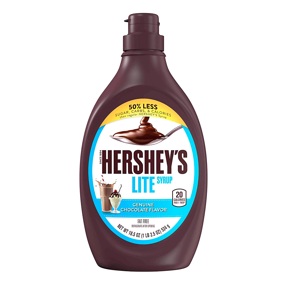 Calories in Hershey's Lite Chocolate Syrup, 18.5 oz