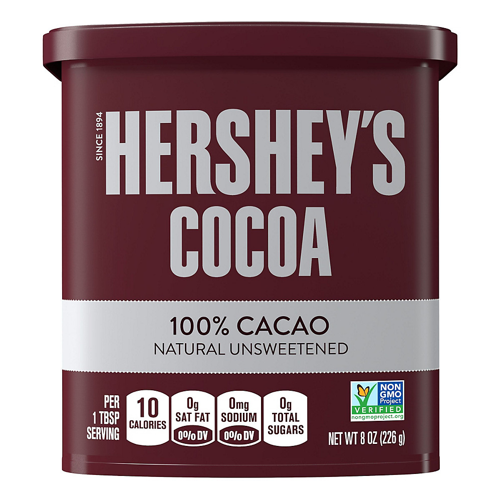Calories in Hershey's Naturally Unsweetened Cocoa Baking Cocoa Container, 8 oz