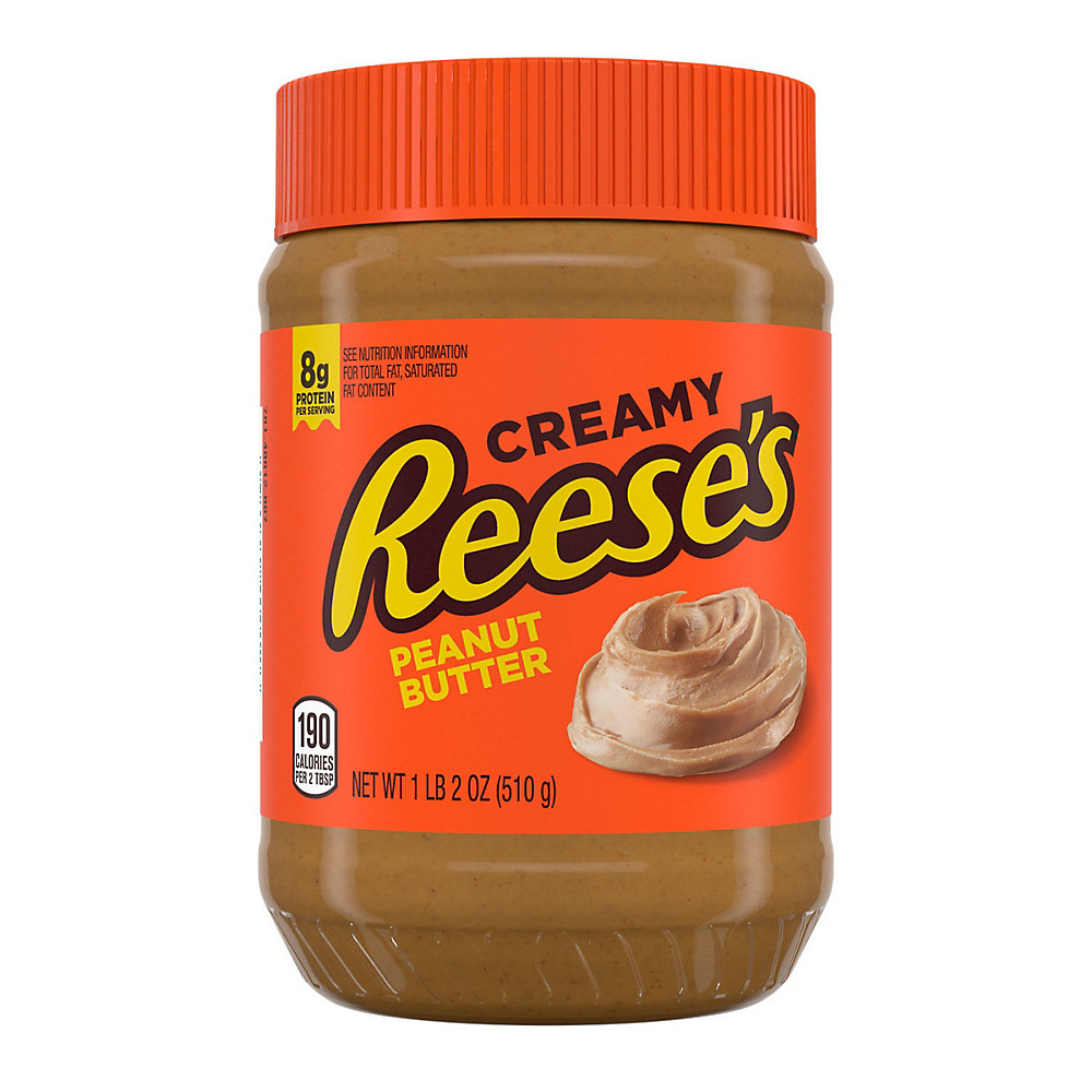 Calories in Reese's Creamy Peanut Butter, 18 oz