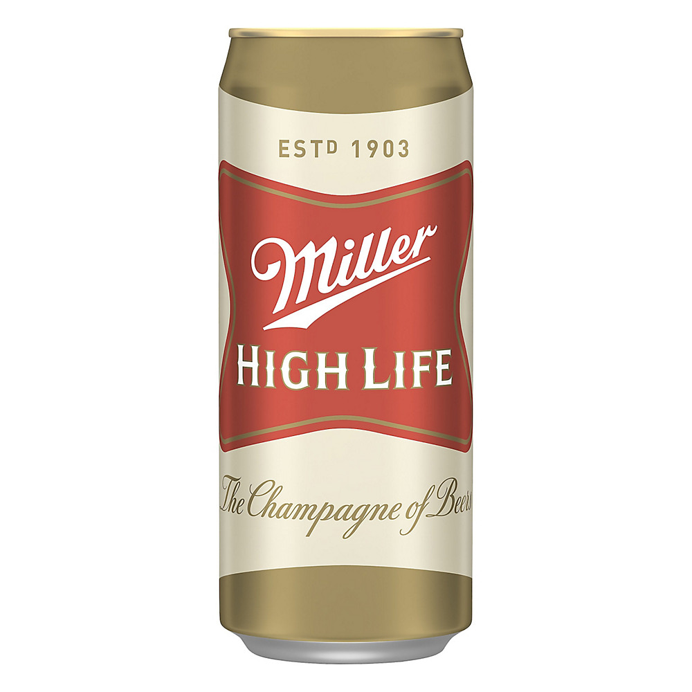Calories in Miller High Life Beer Can, 32 oz