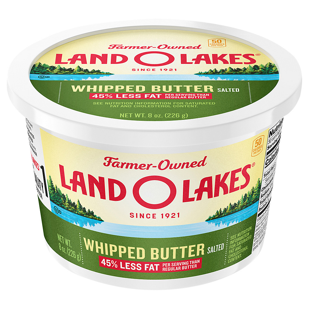 Calories in Land O Lakes Whipped Salted Butter, 8 oz