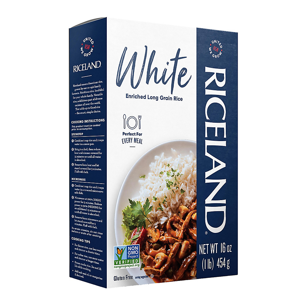 Calories in Riceland Extra Long Grain White Rice, 16 oz