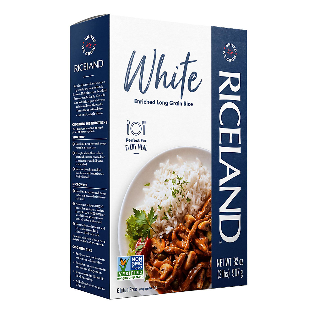 Calories in Riceland Extra Long Grain  Rice, 32 oz