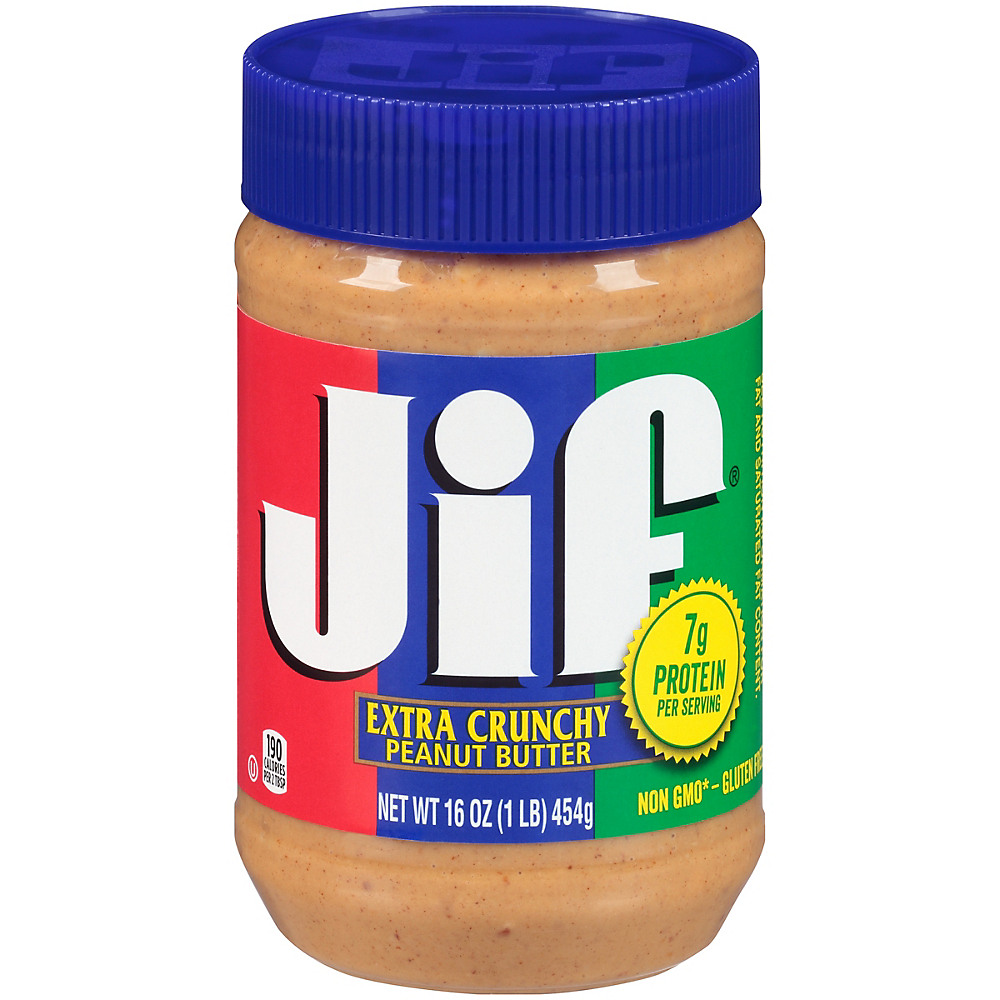 Calories in Jif Extra Crunchy Peanut Butter, 16 oz
