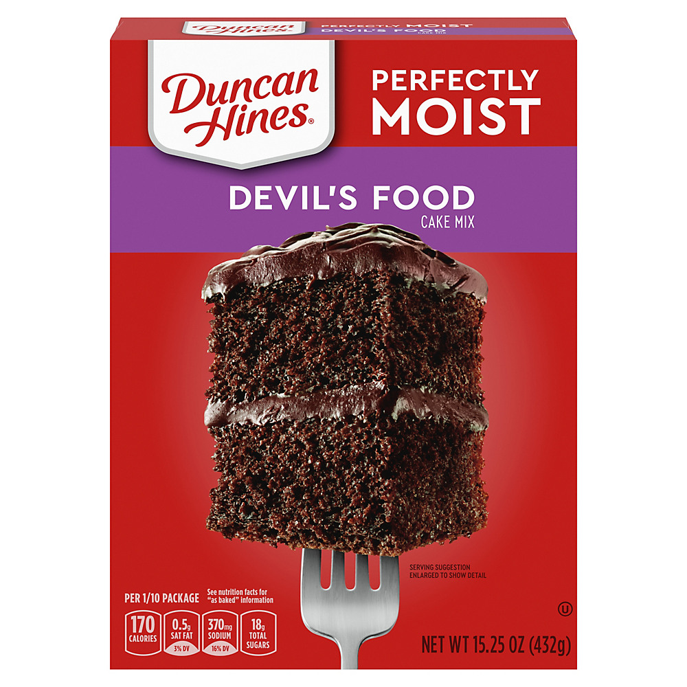 Calories in Duncan Hines Classic Devil's Food Cake Mix, 15.25 oz