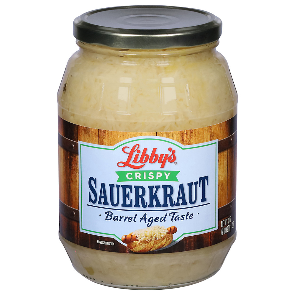 Calories in Libby's Crispy Sauerkraut, 32 oz