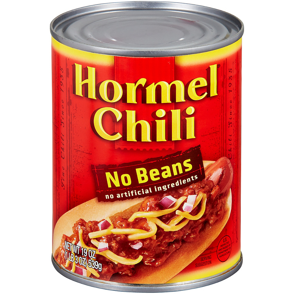 Calories in Hormel Chili No Beans, 19 oz