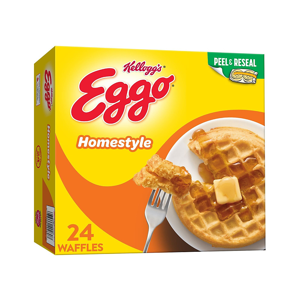 Calories in Eggo Frozen Waffles Homestyle, 24 ct, 29.6 oz