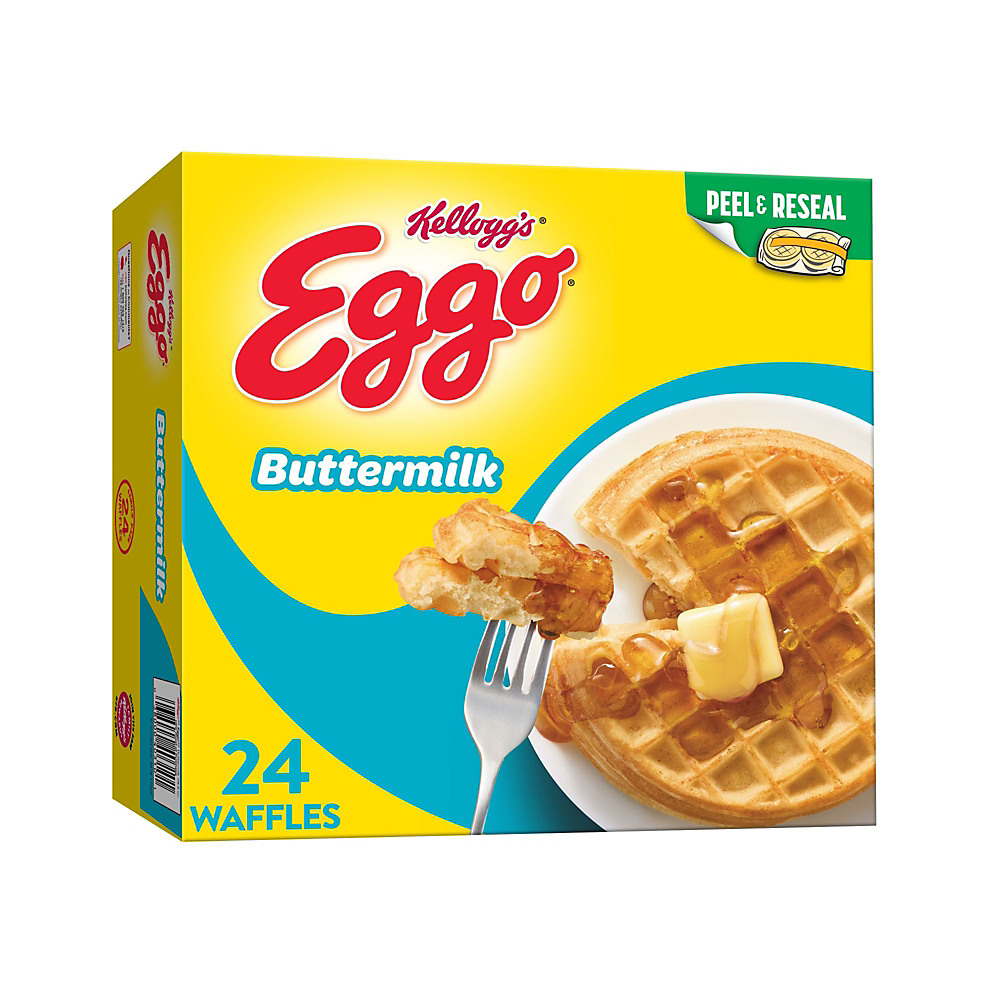 Calories in Kellogg's Eggo Buttermilk Waffles, 24 ct