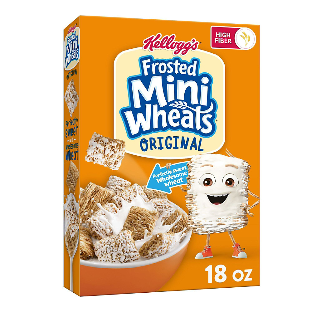 Calories in Kellogg's Frosted Mini-Wheats Breakfast Cereal, 18 oz
