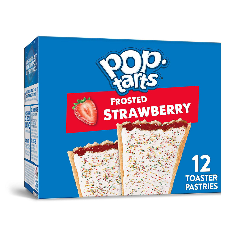 Calories in Pop-Tarts Frosted Strawberry Toaster Pastries, 12 ct