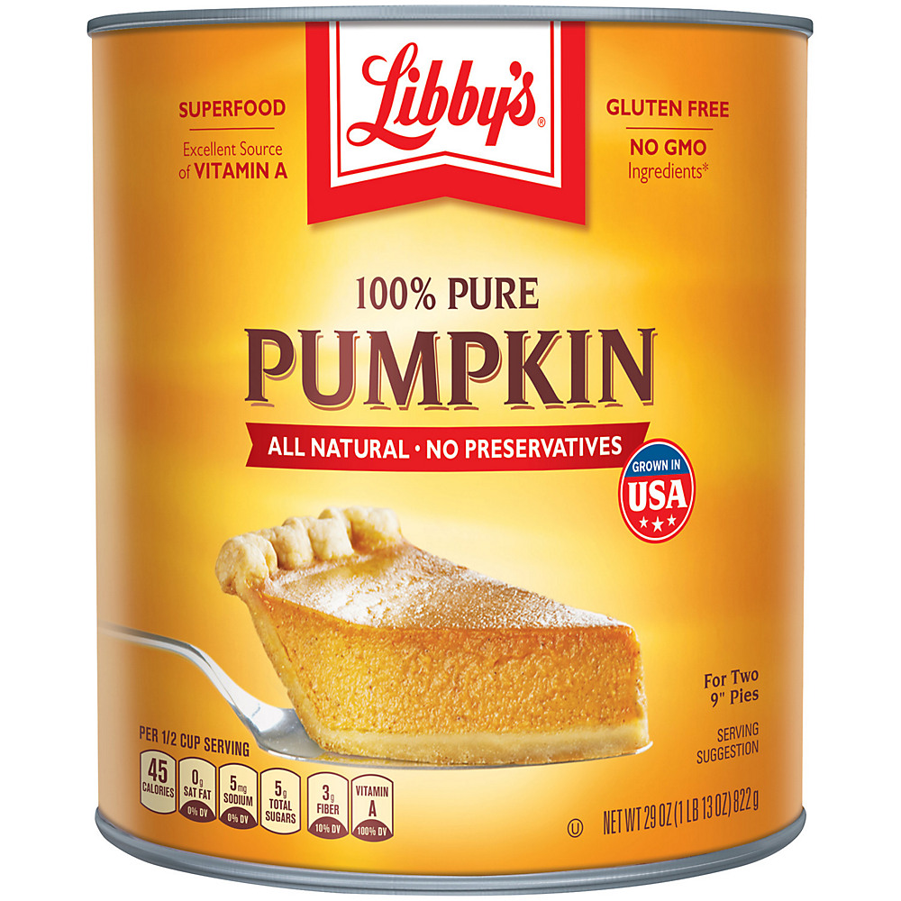 Calories in Libby's 100% Pure Pumpkin, 29 oz