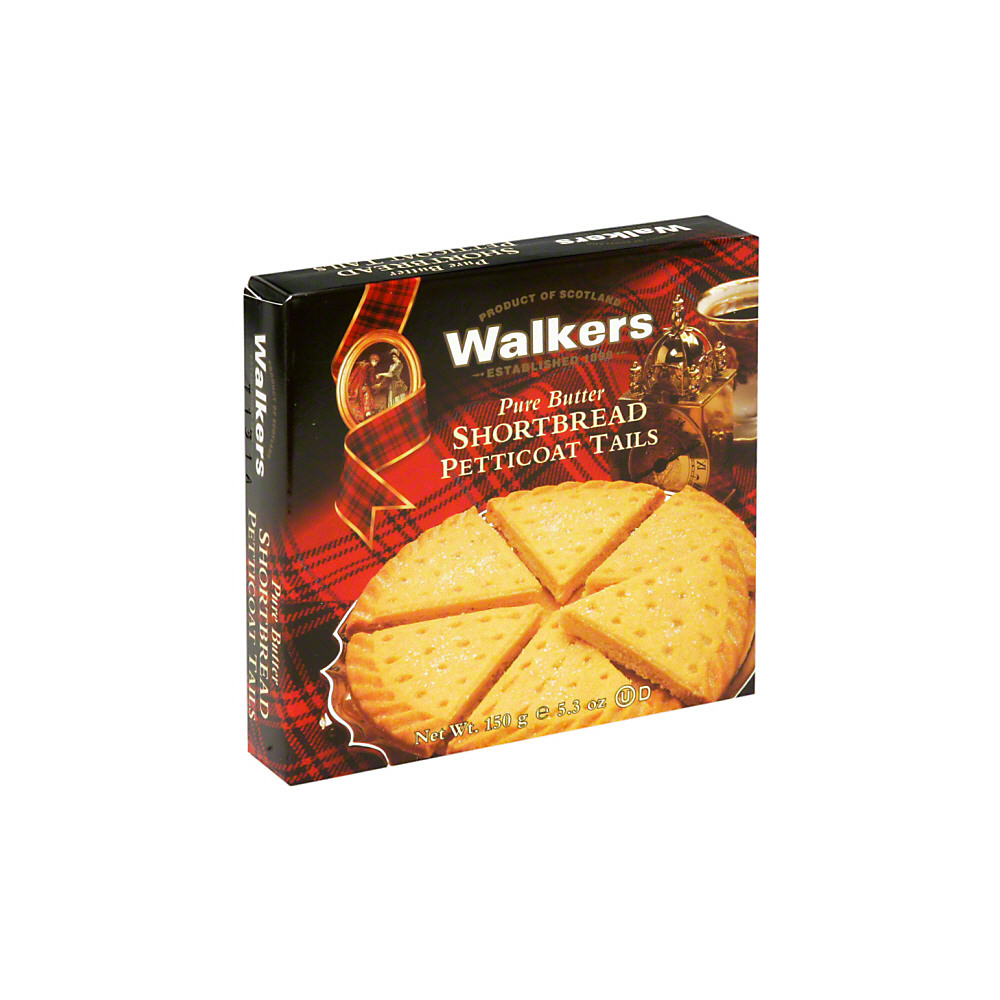 Calories in Walkers Pure Butter Shortbread Petticoat Tails, 5.3 oz