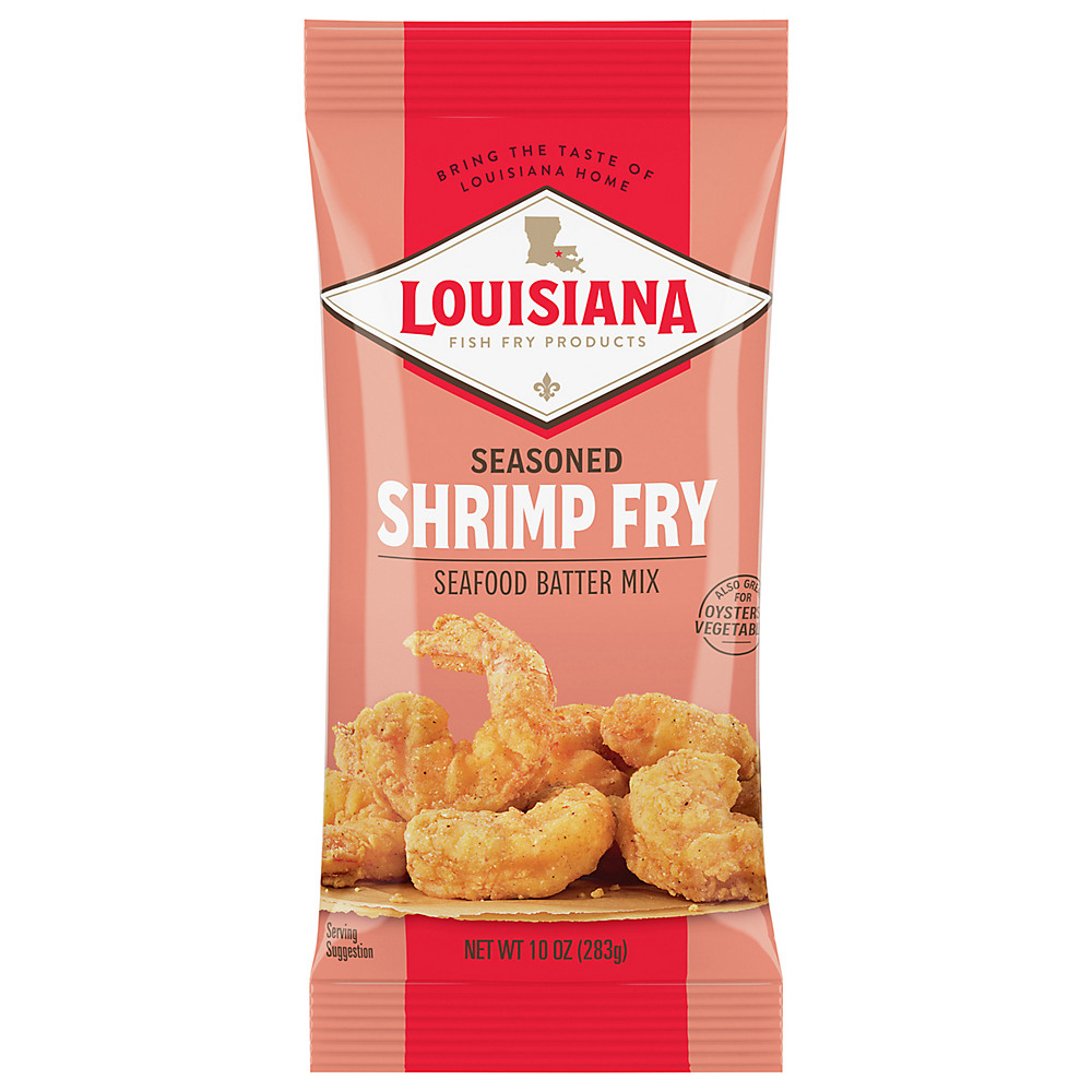 Calories in Louisiana Fish Fry Products Seasoned Shrimp Fry, 10 oz
