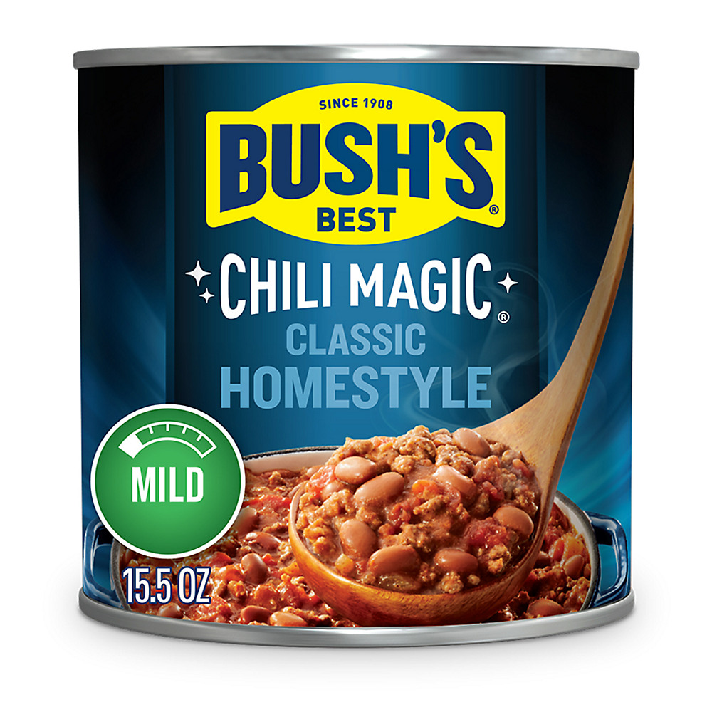 Calories in Bush's Best Chili Magic Classic Homestyle Mild Chili Starter, 15.5 oz