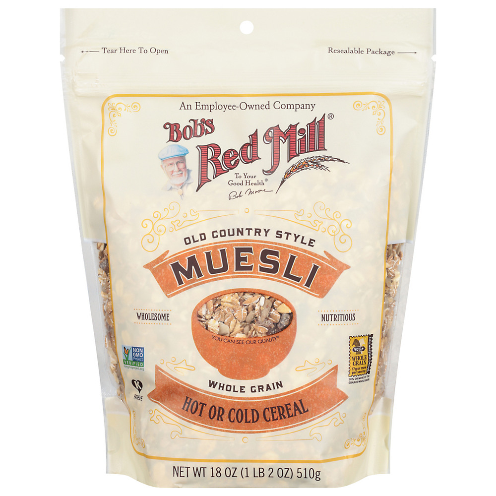 Calories in Bob's Red Mill Old Country Style Muesli, 18 oz