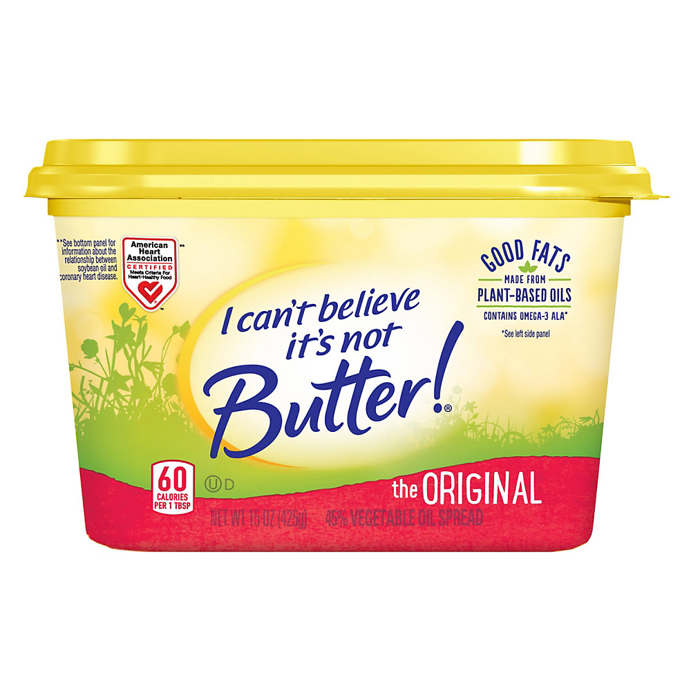 Calories in I Can't Believe It's Not Butter! Original Spread, 15 oz