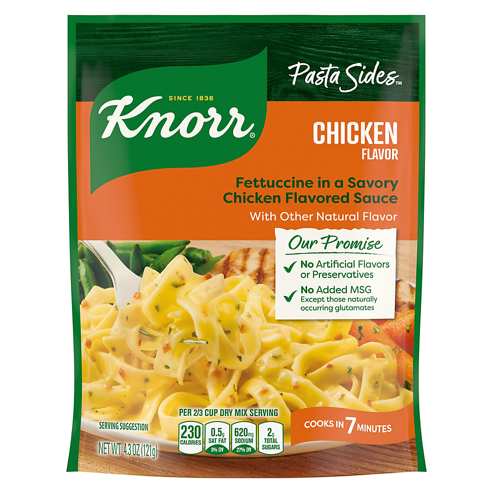 Calories in Knorr Pasta Sides Pasta Side Dish Chicken, 4.3 oz