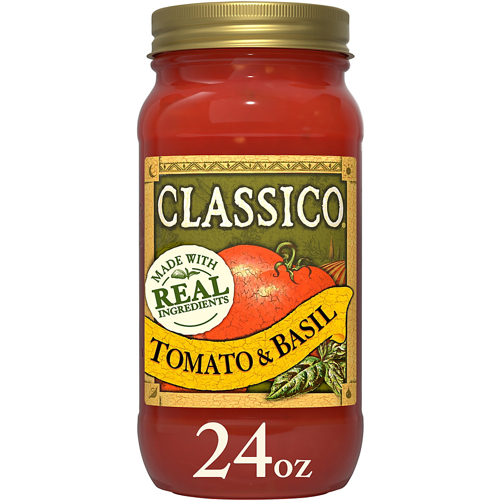 Calories in Classico Tomato & Basil Pasta Sauce, 24 oz